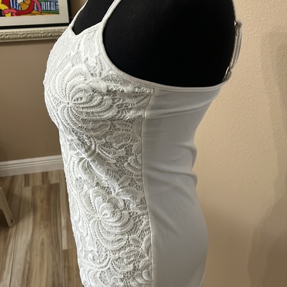 Loft White Lace Camisole Tank Top size S - Picture 2 of 4
